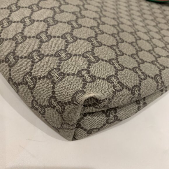 Gucci Brown GG Plus Tote w/ Pouch Sku#83976 - Picture 8 of 16